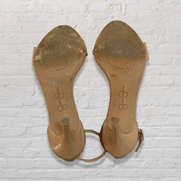 Jessica Simpson Nude Ankle Strap Heels - Picture 5 of 5